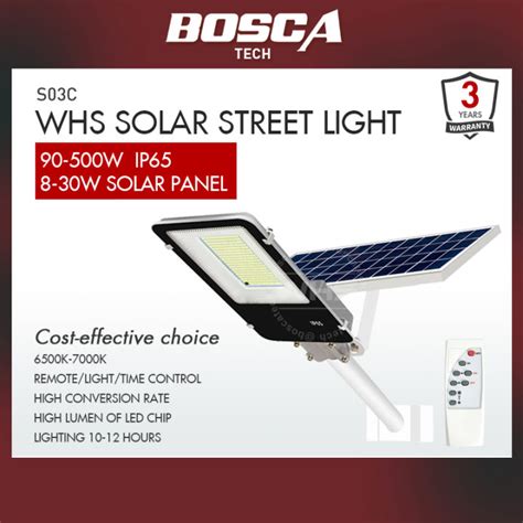 WHS Solar Street Light 90W 120W 150W 250W 350W .